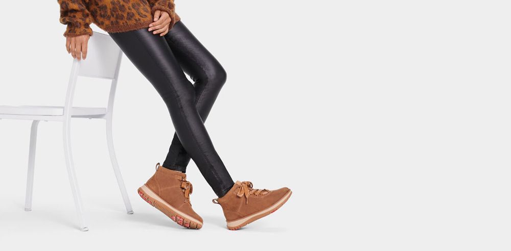 Ugg Sneaker Womens - Ugg Lakesider Ankle Brown - 291WKUJQM